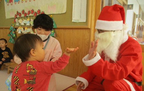 0歳児12月クリスマス会写真